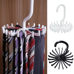 Rotating Hanging Storage Rack Ties Silk Scarf Storage Hook