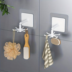 360 Rotating Hook with Strong Adhesive for Nail Storage