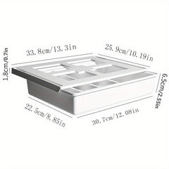 Under Desk Invisible Drawer Storage Box Self Adhesive for Office Home School Des