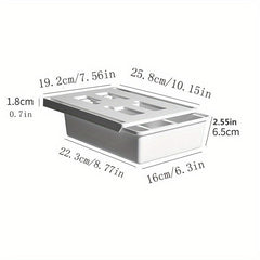 Under Desk Invisible Drawer Storage Box Self Adhesive for Office Home School Des