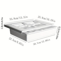 Under Desk Invisible Drawer Storage Box Self Adhesive for Office Home School Des