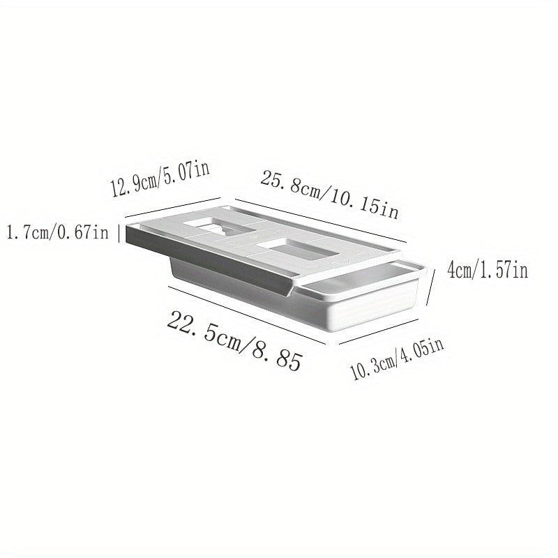Under Desk Invisible Drawer Storage Box Self Adhesive for Office Home School Des