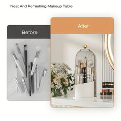 360 Rotating Toiletry Organizer with Mini Storage Cabinet