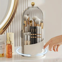 360 Rotating Toiletry Organizer with Mini Storage Cabinet