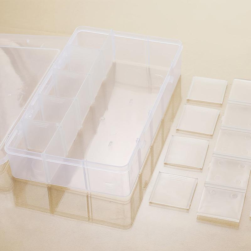 Large Plastic Storage Organizer Box - 15 Grids