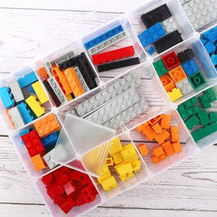 Large Plastic Storage Organizer Box - 15 Grids