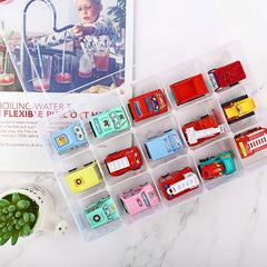 Large Plastic Storage Organizer Box - 15 Grids