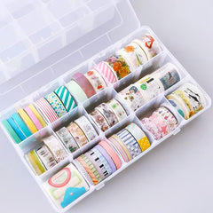 Large Plastic Storage Organizer Box - 15 Grids