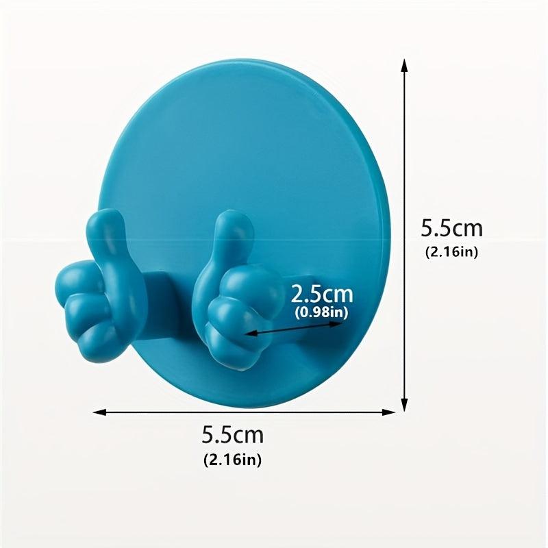 2pcs Punch Plug Holder Wall Mounted Hook