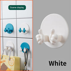 2pcs Punch Plug Holder Wall Mounted Hook