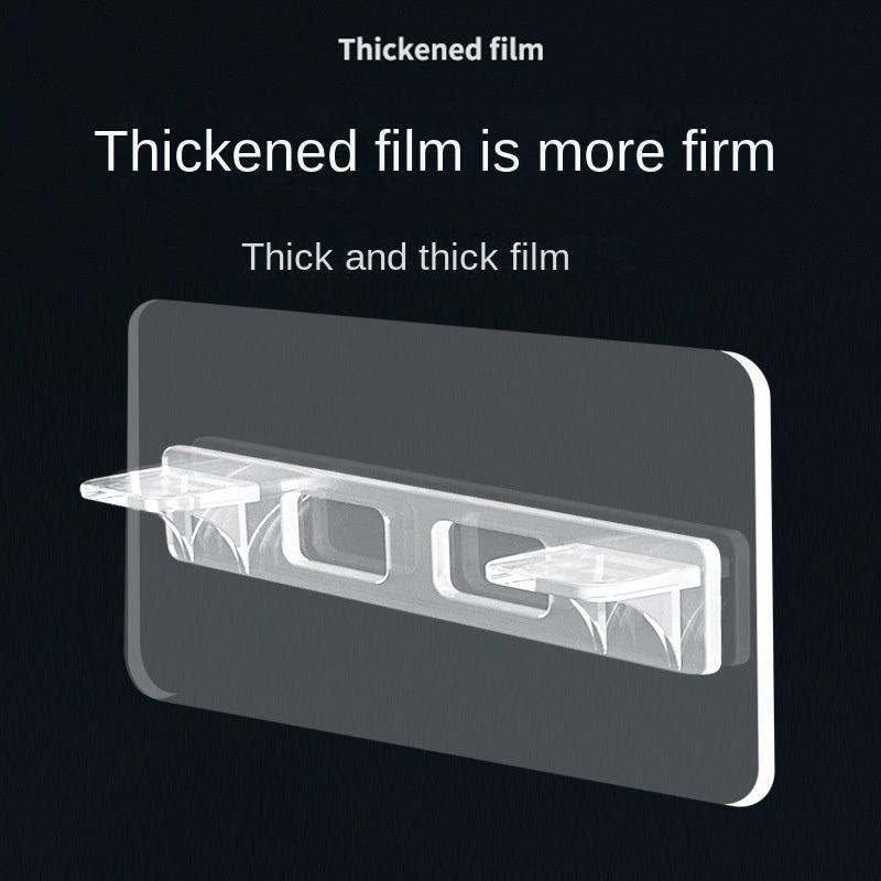 4pcs Shelf Support Peg Clear Self Adhesive Clips Strong Partition Bracket Holder