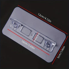 4pcs Shelf Support Peg Clear Self Adhesive Clips Strong Partition Bracket Holder