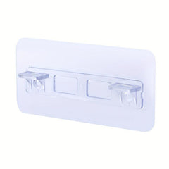4pcs Shelf Support Peg Clear Self Adhesive Clips Strong Partition Bracket Holder