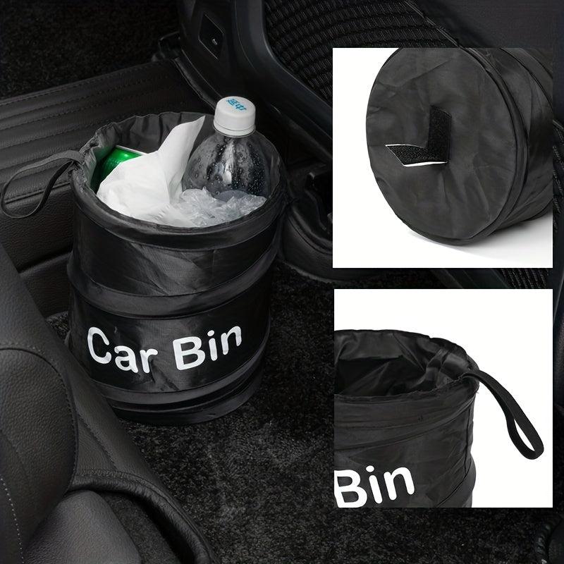 Car Trash Bin Hangable Garbage Bag Litter Container Car Interior Access