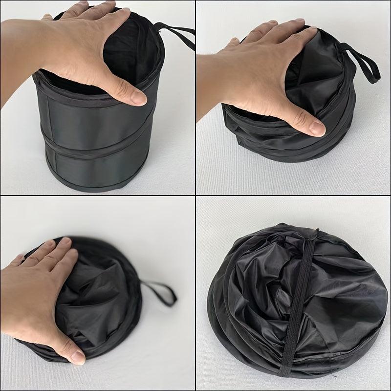 Car Trash Bin Hangable Garbage Bag Litter Container Car Interior Access