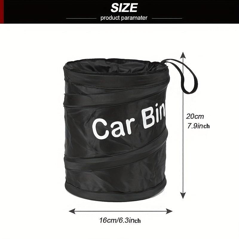 Car Trash Bin Hangable Garbage Bag Litter Container Car Interior Access