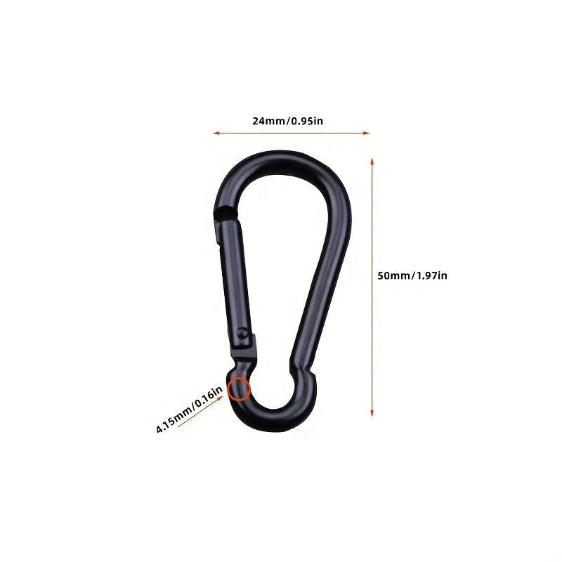 10pcs Stainless Steel Carabiner for Hammocks Swings- Outdoor Activ