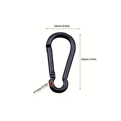 10pcs Stainless Steel Carabiner for Hammocks Swings- Outdoor Activ