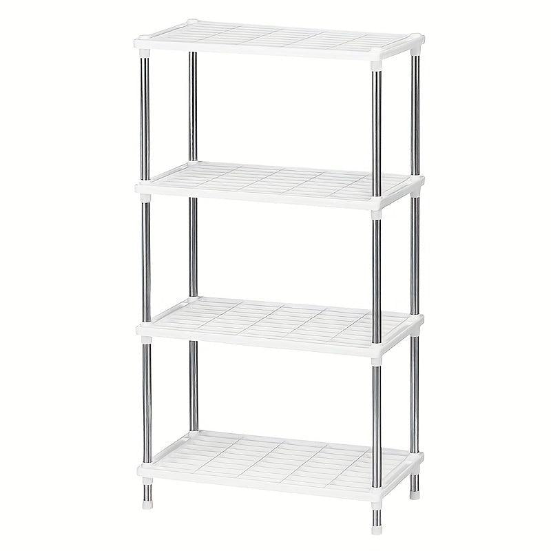 3-Ply Stainless Steel Tiered Storage Shelf for Home Storage Items