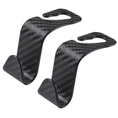 2pcs Auto Seat Headrest Hook Storage Hanger Car Back Seat Organizer