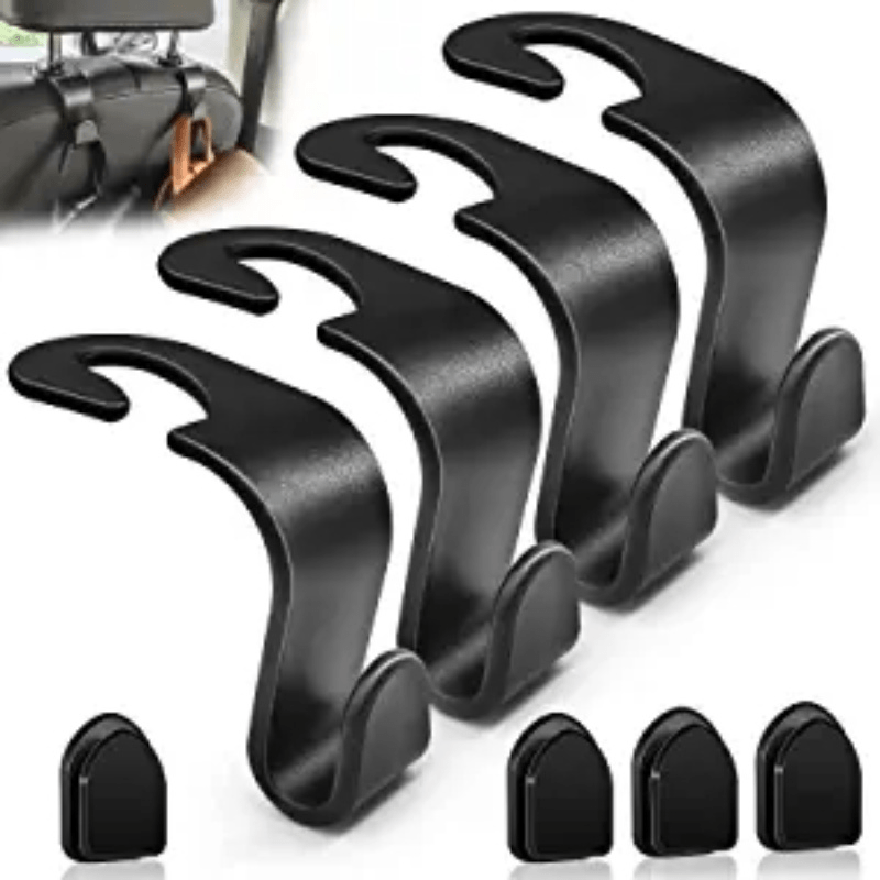 2pcs Auto Seat Headrest Hook Storage Hanger Car Back Seat Organizer