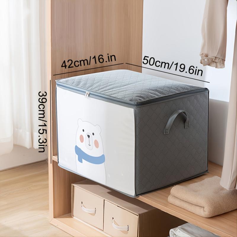 Large Capacity Quilt Storage Bag with Sturdy Handles