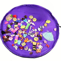 Portable Toy Storage Bag & Play Mat - Foldable Kids' Toy Org
