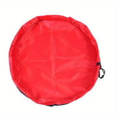 Portable Toy Storage Bag & Play Mat - Foldable Kids' Toy Org