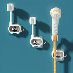 Punch Shower Head Bracket Universal Fixed Nozzle Wall Base