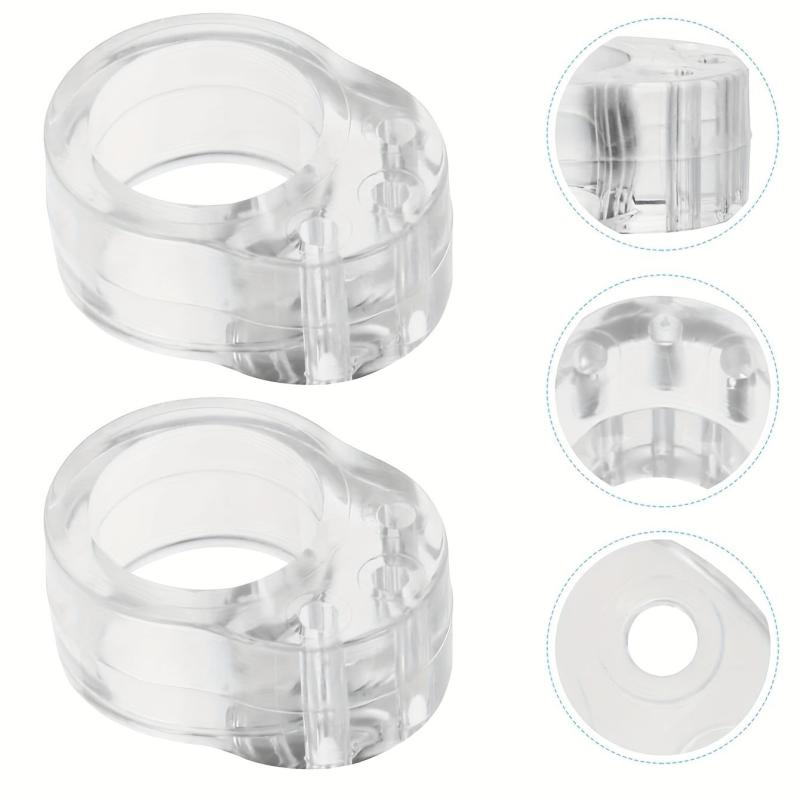 Clear PVC Door Stop Transparent Wall Protector Mute Door Handle Stop