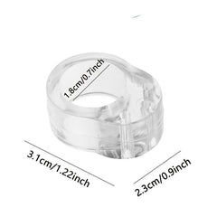 Clear PVC Door Stop Transparent Wall Protector Mute Door Handle Stop