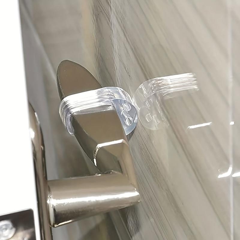 Clear PVC Door Stop Transparent Wall Protector Mute Door Handle Stop