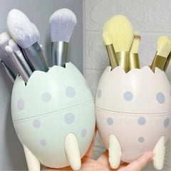 Dinosaur Egg Makeup Brush Holder Box
