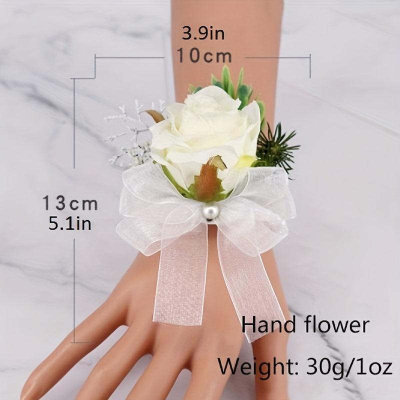 Rose Wrist Corsage for Weddings and Ceremonies