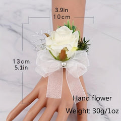 Rose Wrist Corsage for Weddings and Ceremonies