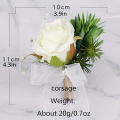 Rose Wrist Corsage for Weddings and Ceremonies