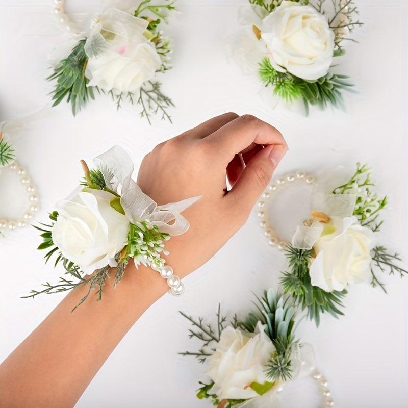 Rose Wrist Corsage for Weddings and Ceremonies