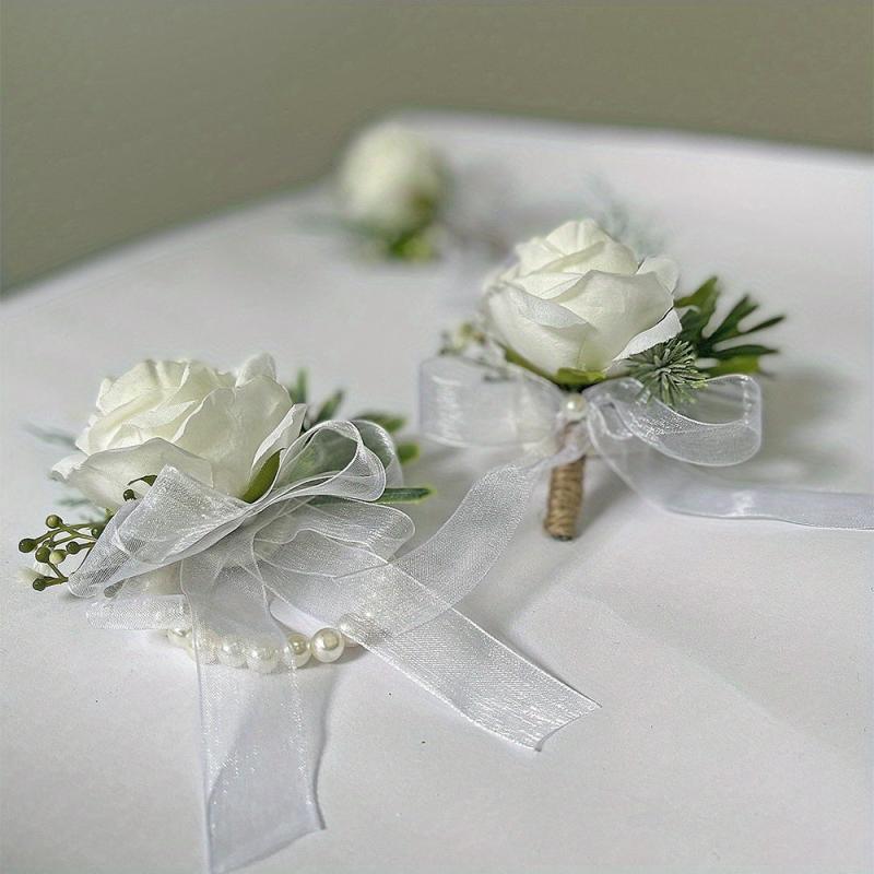 Rose Wrist Corsage for Weddings and Ceremonies