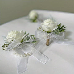 Rose Wrist Corsage for Weddings and Ceremonies