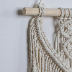 Cotton Rope Woven Tapestry Wall Hanging Boho Decoration