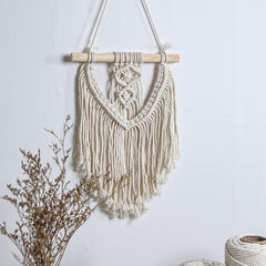 Cotton Rope Woven Tapestry Wall Hanging Boho Decoration
