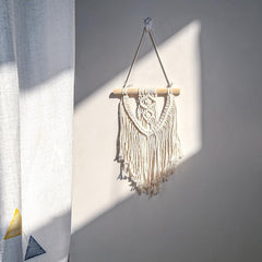 Cotton Rope Woven Tapestry Wall Hanging Boho Decoration