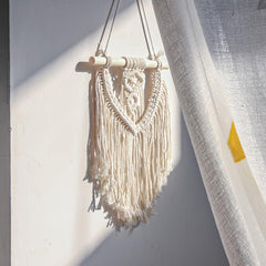Cotton Rope Woven Tapestry Wall Hanging Boho Decoration