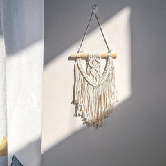 Cotton Rope Woven Tapestry Wall Hanging Boho Decoration