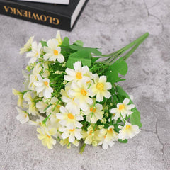 28 Heads Silk Daisy Artificial Wedding Flower Bouquet Home Room Decoration