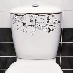 Waterproof Flower Toilet Sticker Removable Decoration