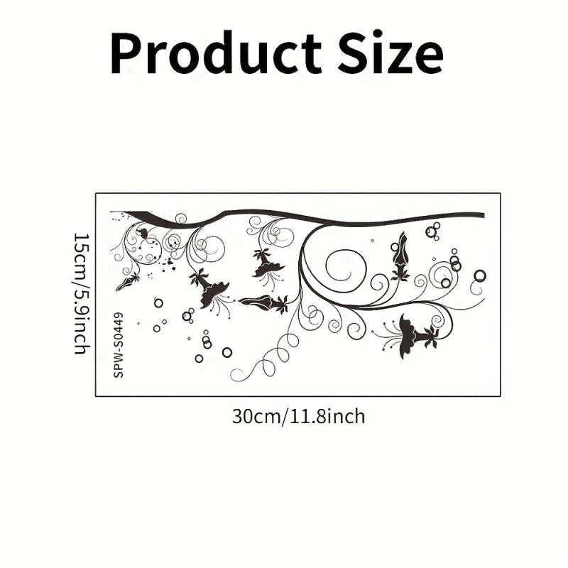 Waterproof Flower Toilet Sticker Removable Decoration