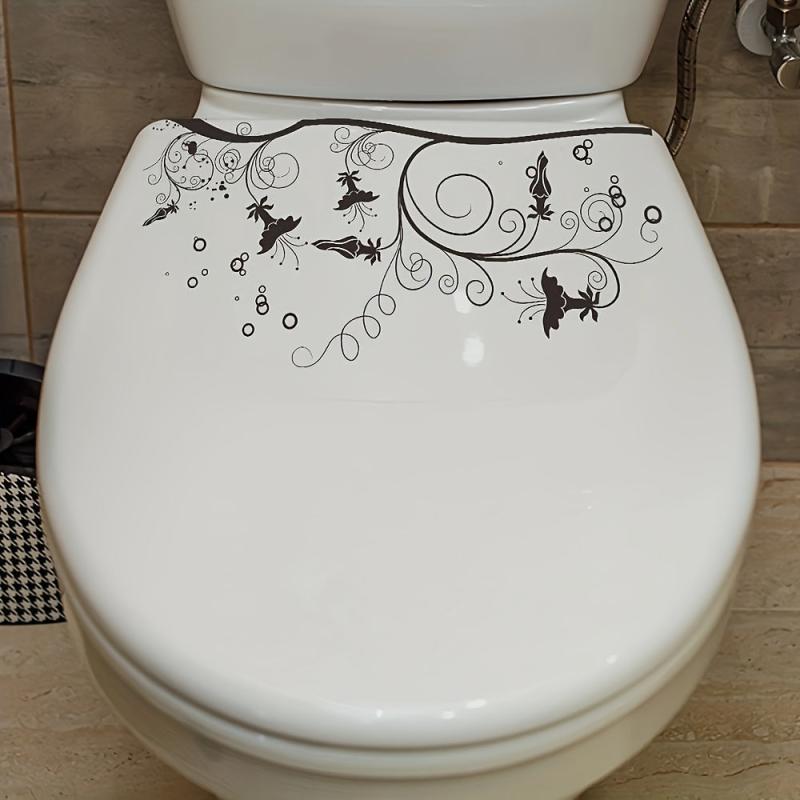 Waterproof Flower Toilet Sticker Removable Decoration
