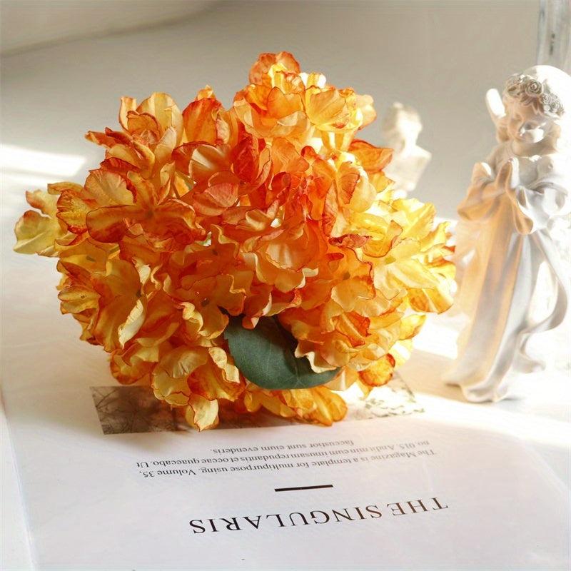 Artificial Hydrangea Wedding Flower Faux Realistic Blooming DIY