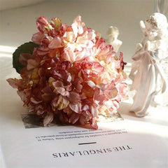 Artificial Hydrangea Wedding Flower Faux Realistic Blooming DIY